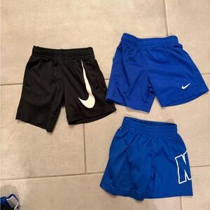 Nike 2T shorts bundle play condition blue and black set of 3